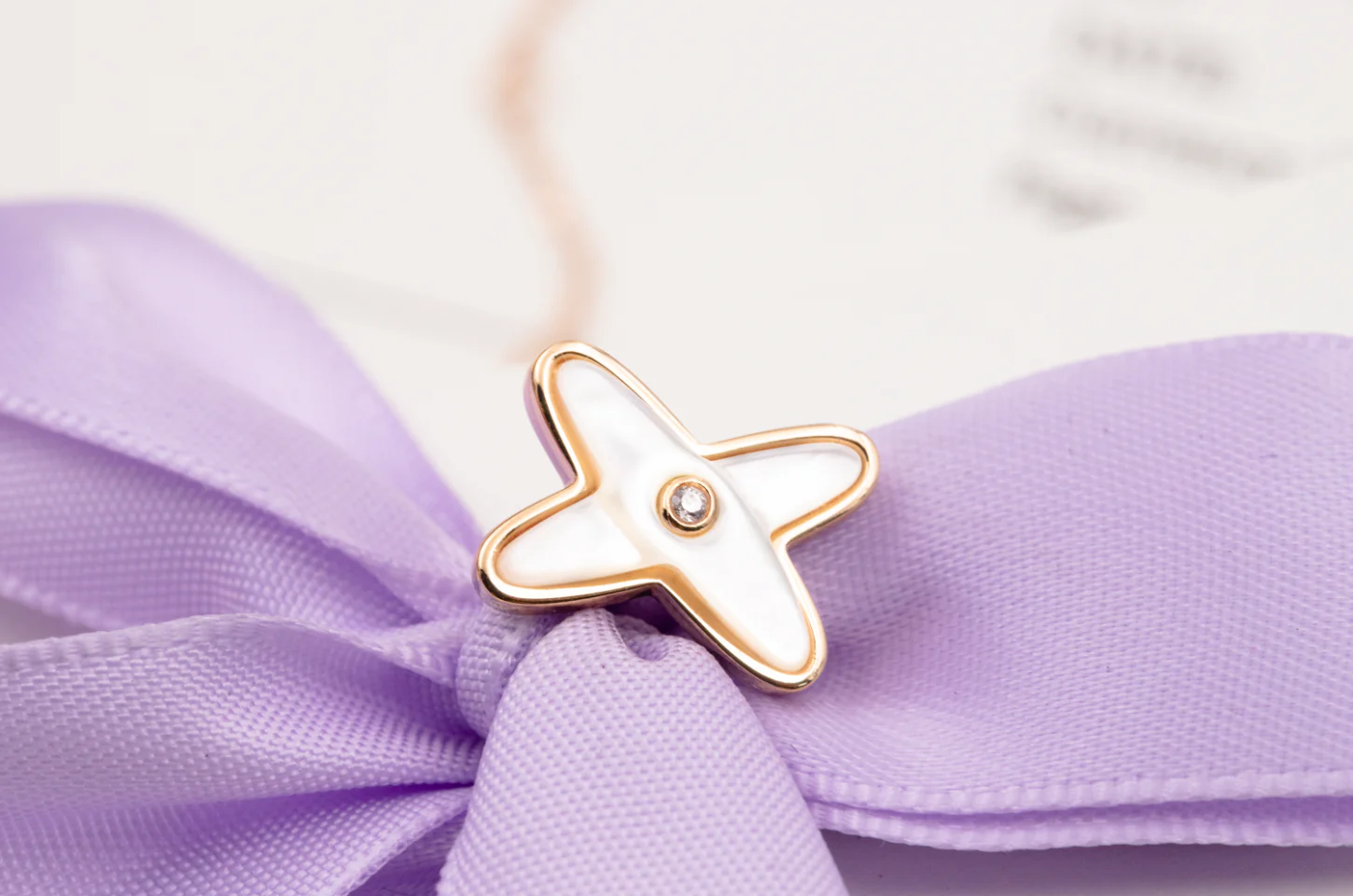 [Chaumet]JEUX DE WHITE MOP ROSE GOLD DIAMOND EARRINGS