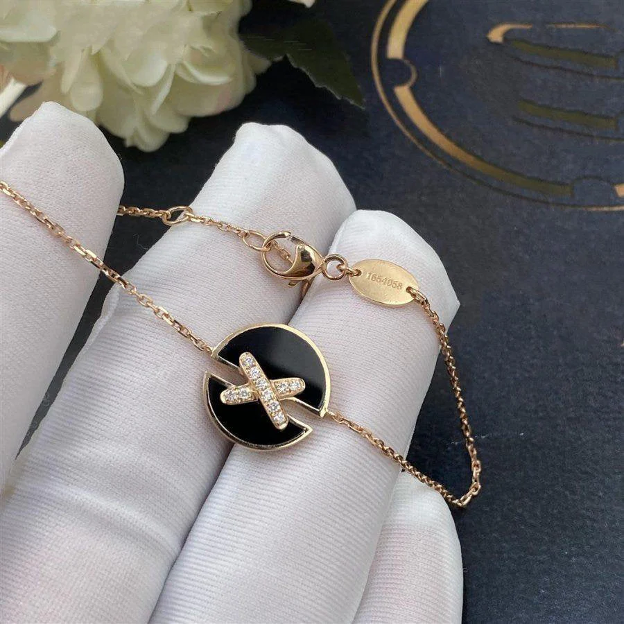 [Chaumet]JEUX DE BRACELET ONYX PINK GOLD DIAMOND