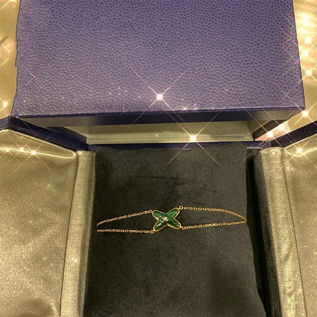 [Chaumet]JEUX BRACELET MALACHITE PINK GOLD 1 DIAMOND