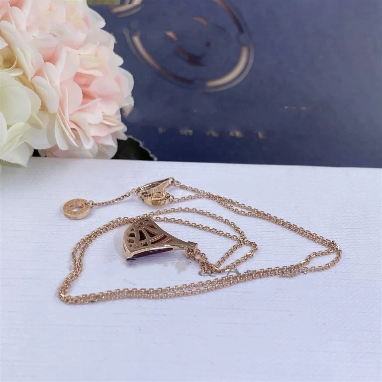 [Bulgari]DREAM NECKLACE CARNELIAN 1 DIAMOND