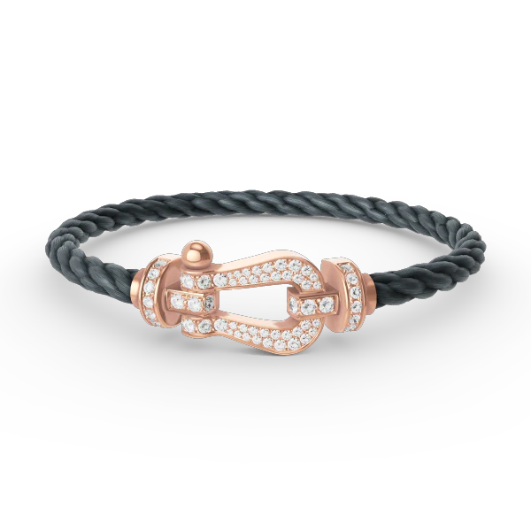 [Fred]FORCE LARGE HORSESHOE FULL DIAMOND BRACELET ROSE GOLD