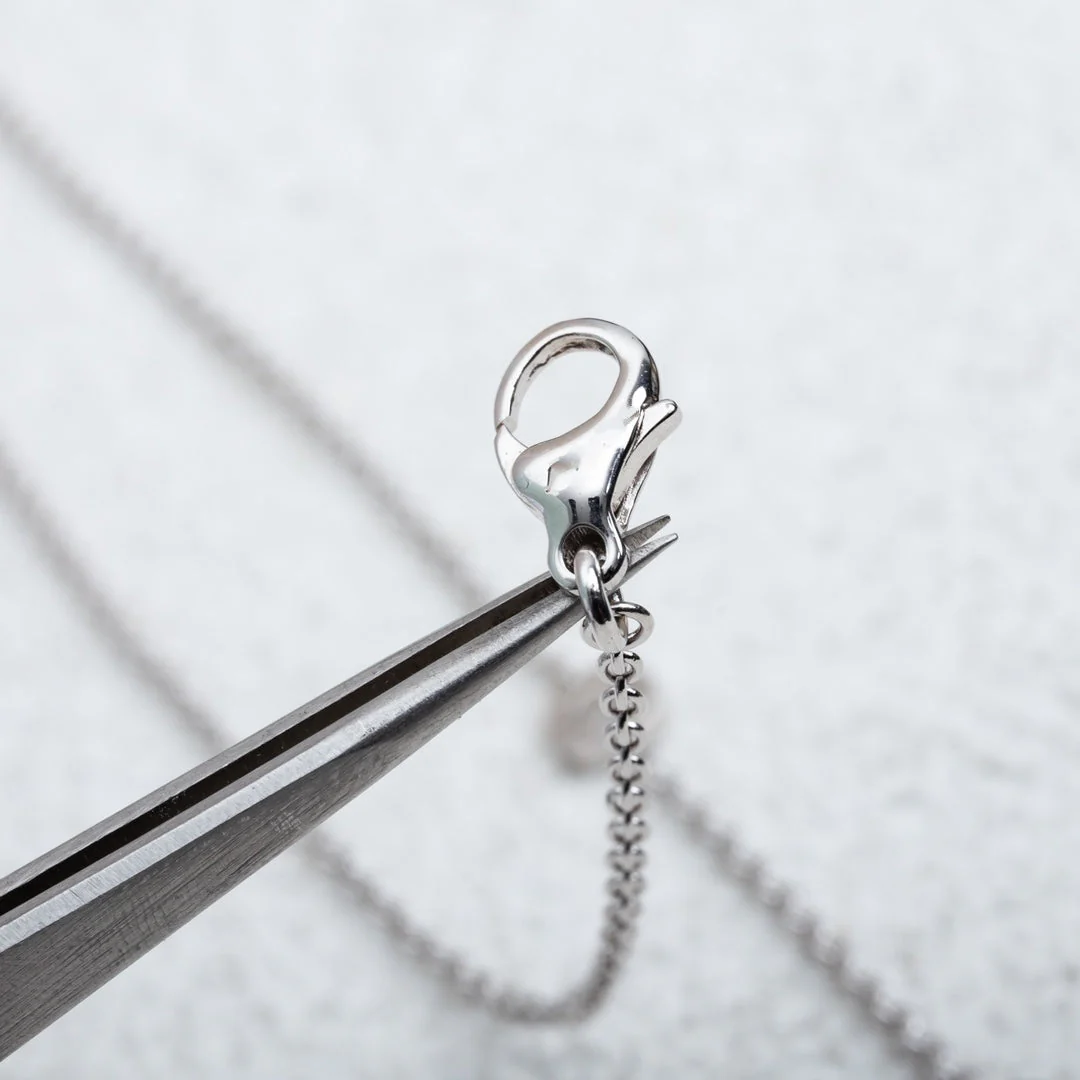 [Bulgari]PARENTESI NECKLACE SILVER