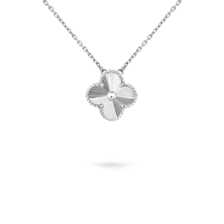 [Van Cleef & Arpels] 15MM LASER NECKLACE SILVER