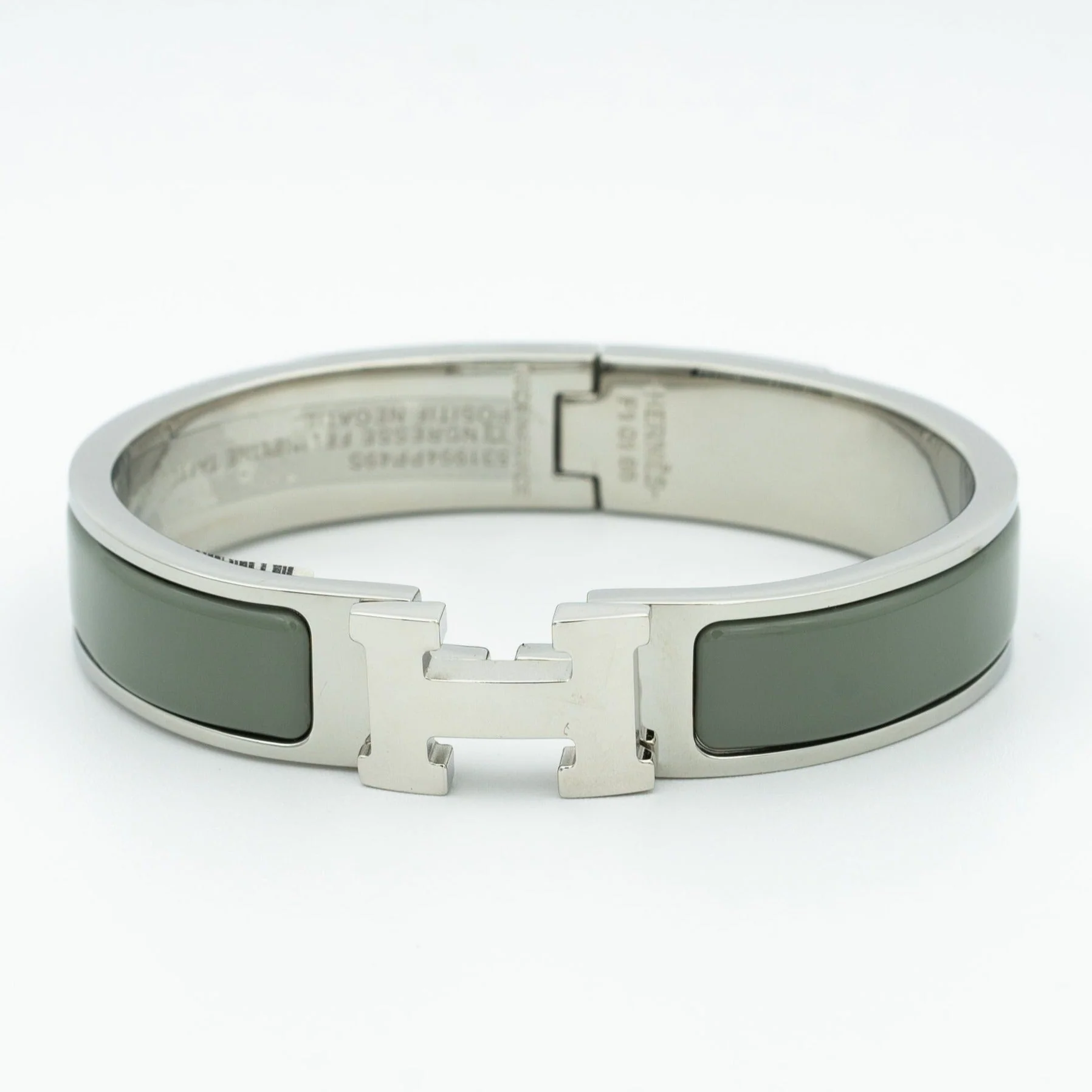[Hermes]H BRACELET BLUE GREEN 12MM