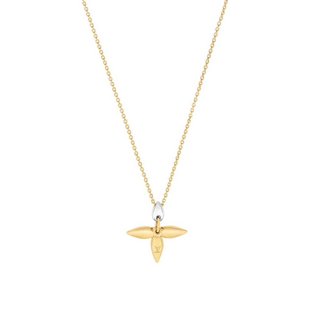 [Louis vuitton]LOUISETTE PEDANT GOLD NECKLACE