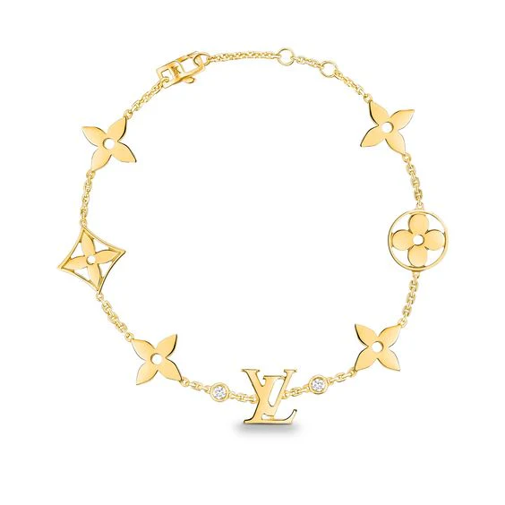 [Louis vuitton]STAR AND SUN 7 MOTIFS GOLD BRACELET
