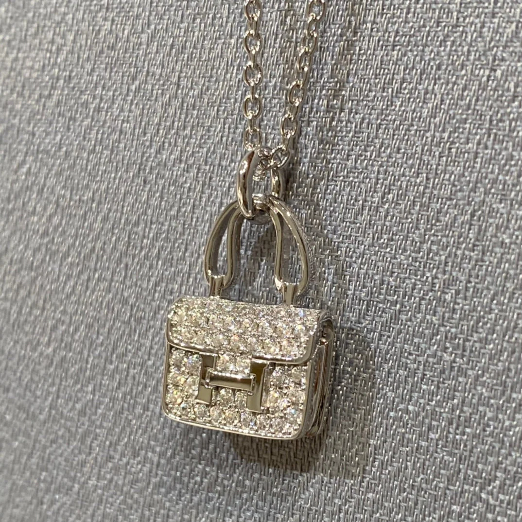 [Hermes]CONSTANCE PEDANT DIAMOND NECKLACE