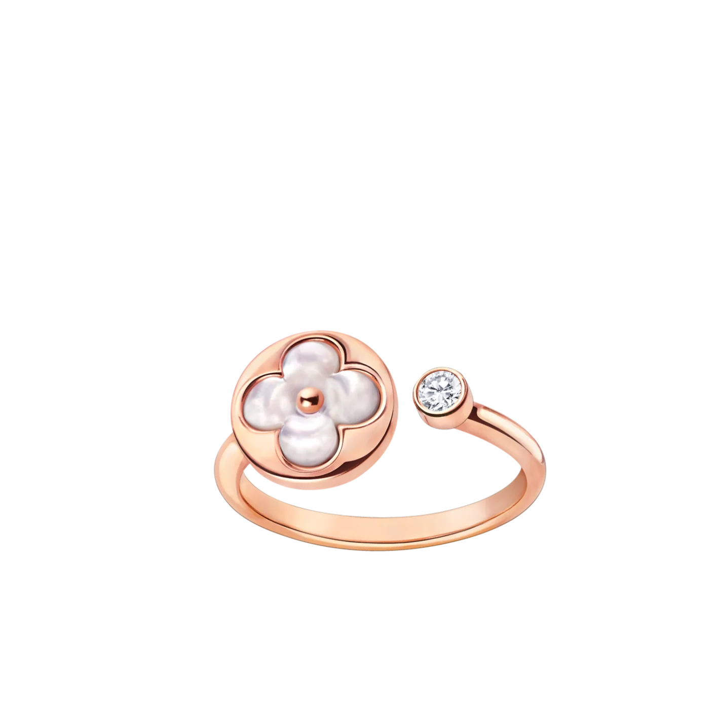 [Louis vuitton]SUN 1 DIAMOND PINK MOP RING