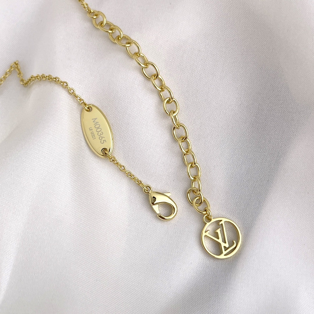 [Louis vuitton]LOUISETTE GOLD NECKLACE