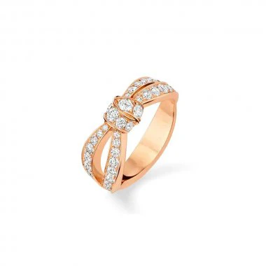 [Chaumet]LIENS PINK GOLD DIAMOND RING