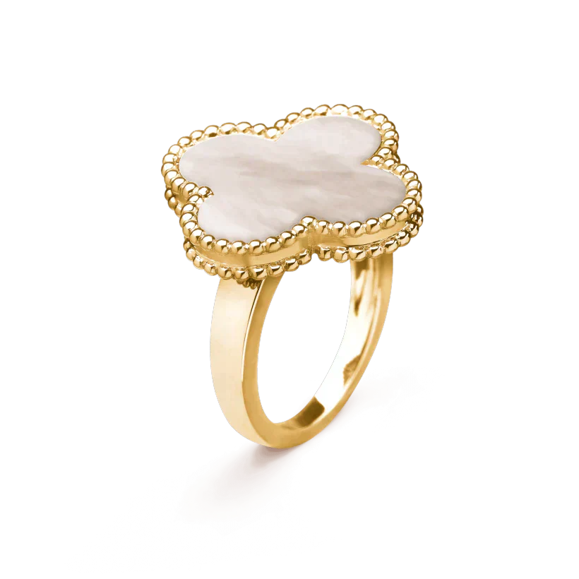 [Van Cleef & Arpels] WHITE MOP RING
