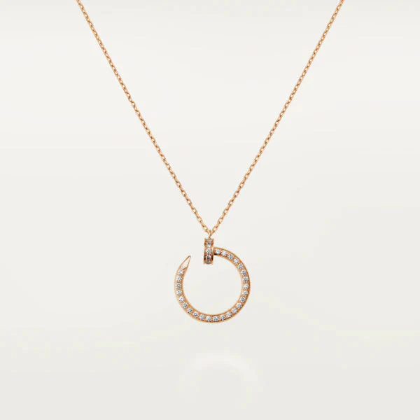 [Cartier]JUSTE NECKLACE PINK GOLD DIAMONDS