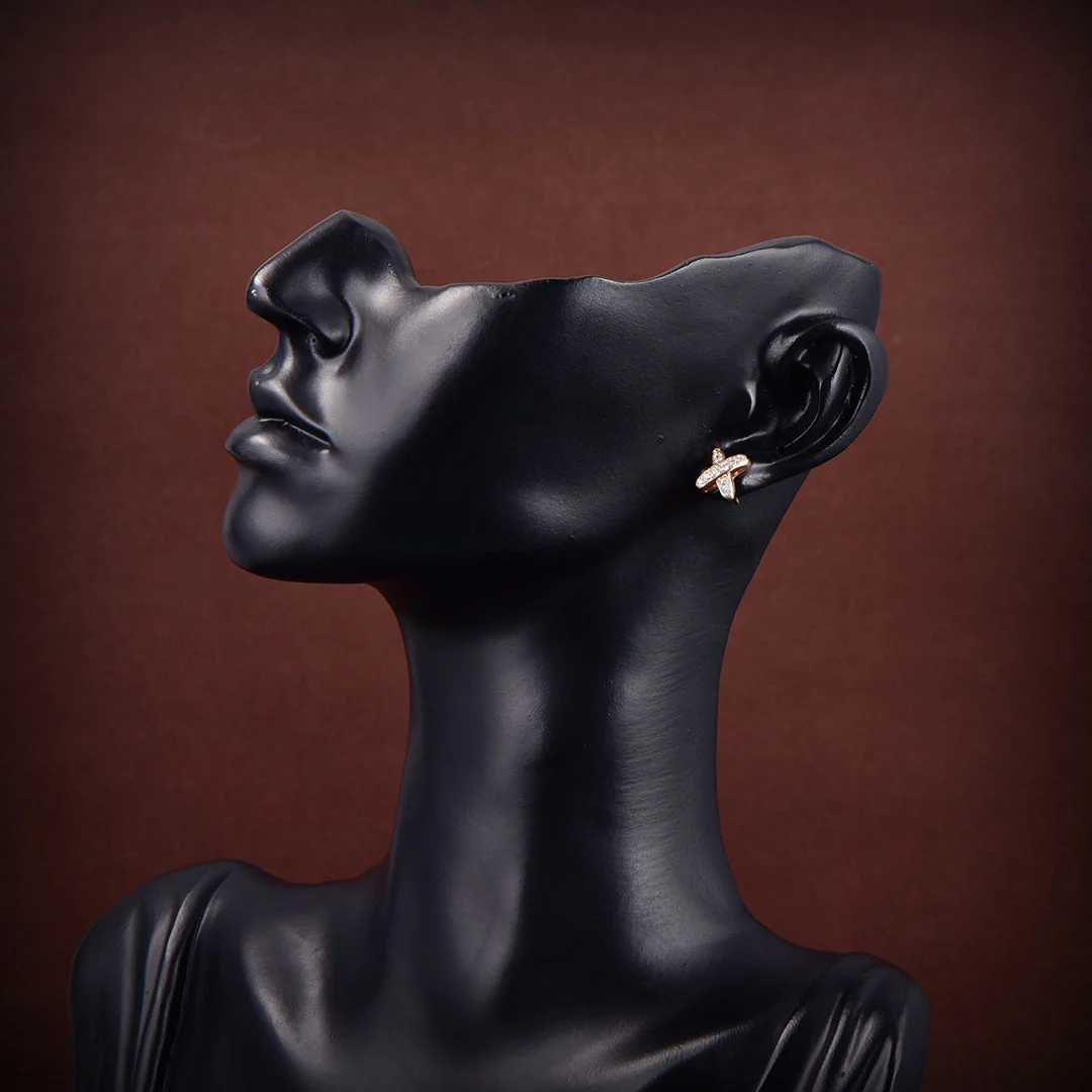 [Chaumet]JEUX DE GOLD DIAMOND EARRINGS