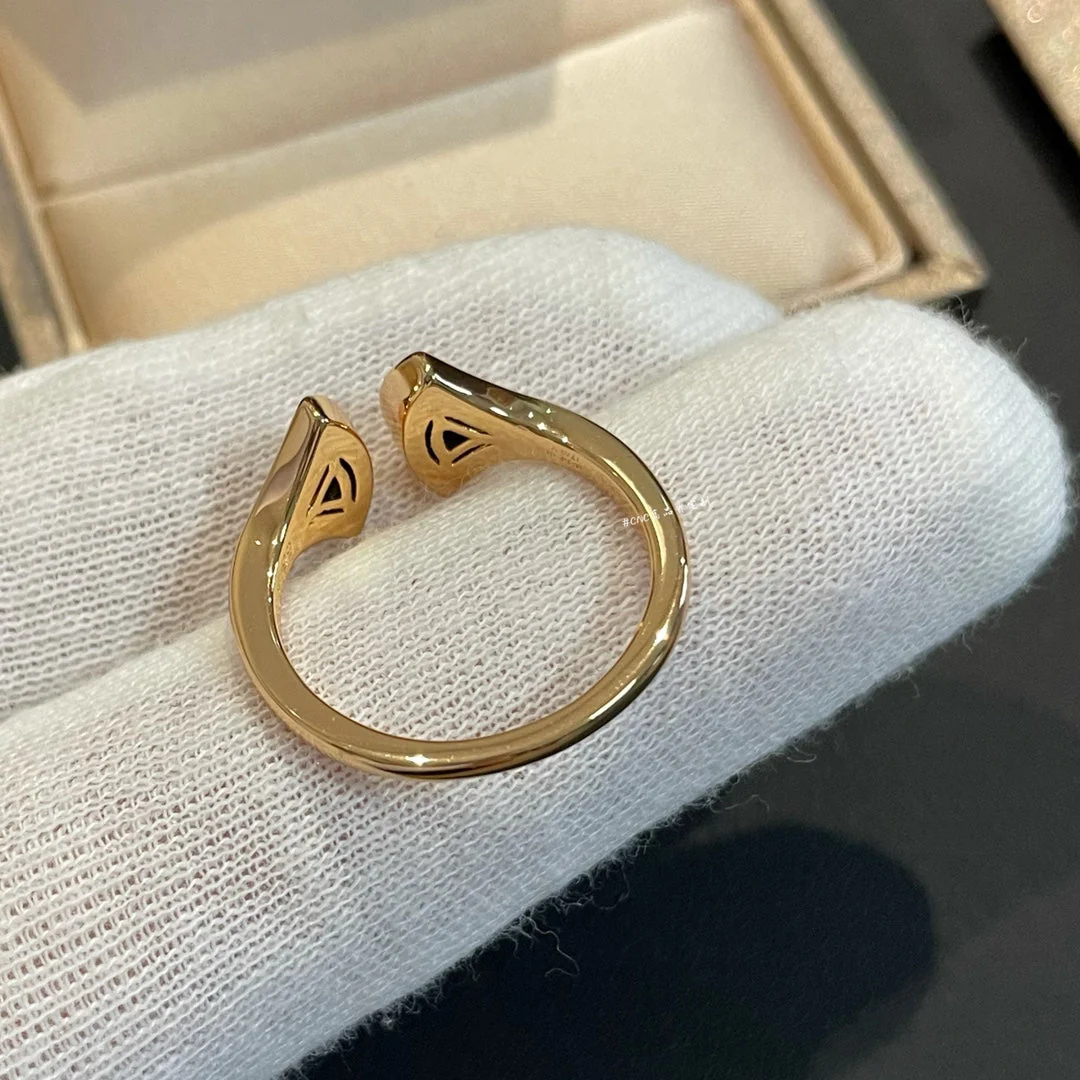 [Bulgari]DREAM MALACHITE DIAMOND OPEN RING