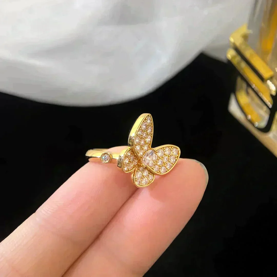 [Van Cleef & Arpels]BUTTERFLY DIAMOND RING