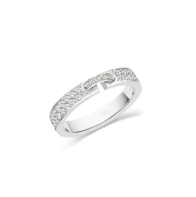 [Chaumet]ALLIANCE LIENS VIDENCE PAVED DIAMOND 4MM RING