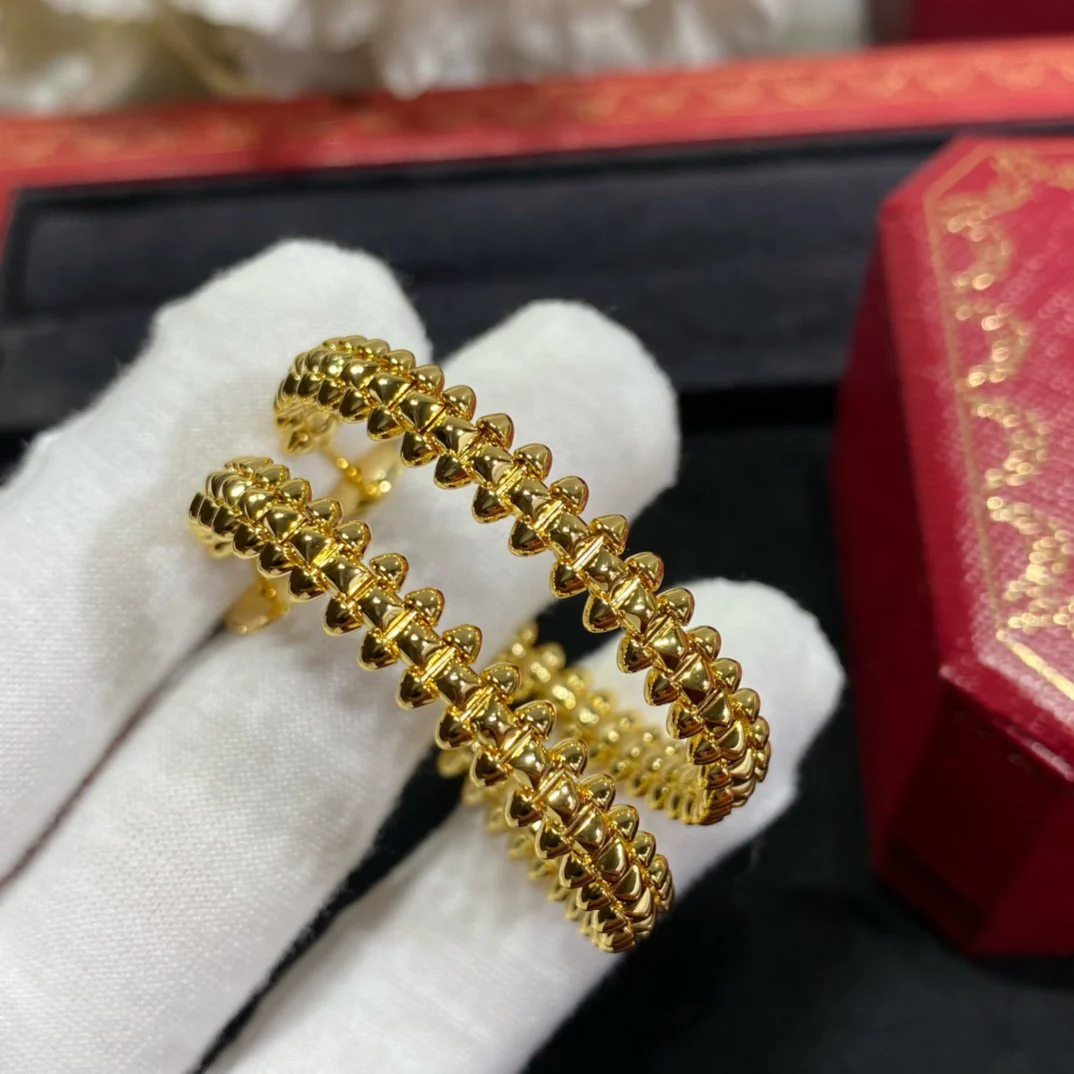 [Cartier]CLASH LARGE HOOP EARRINGS