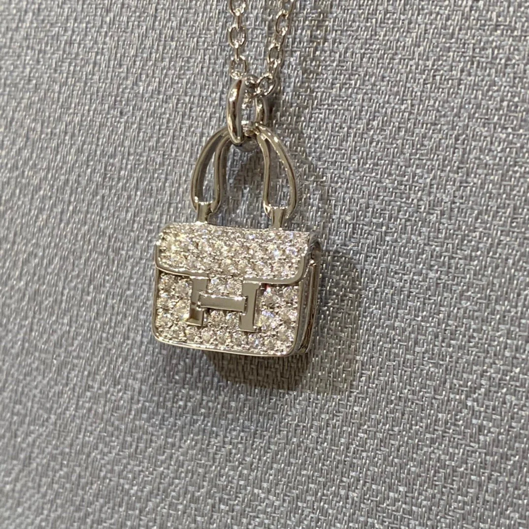 [Hermes]CONSTANCE PEDANT DIAMOND NECKLACE