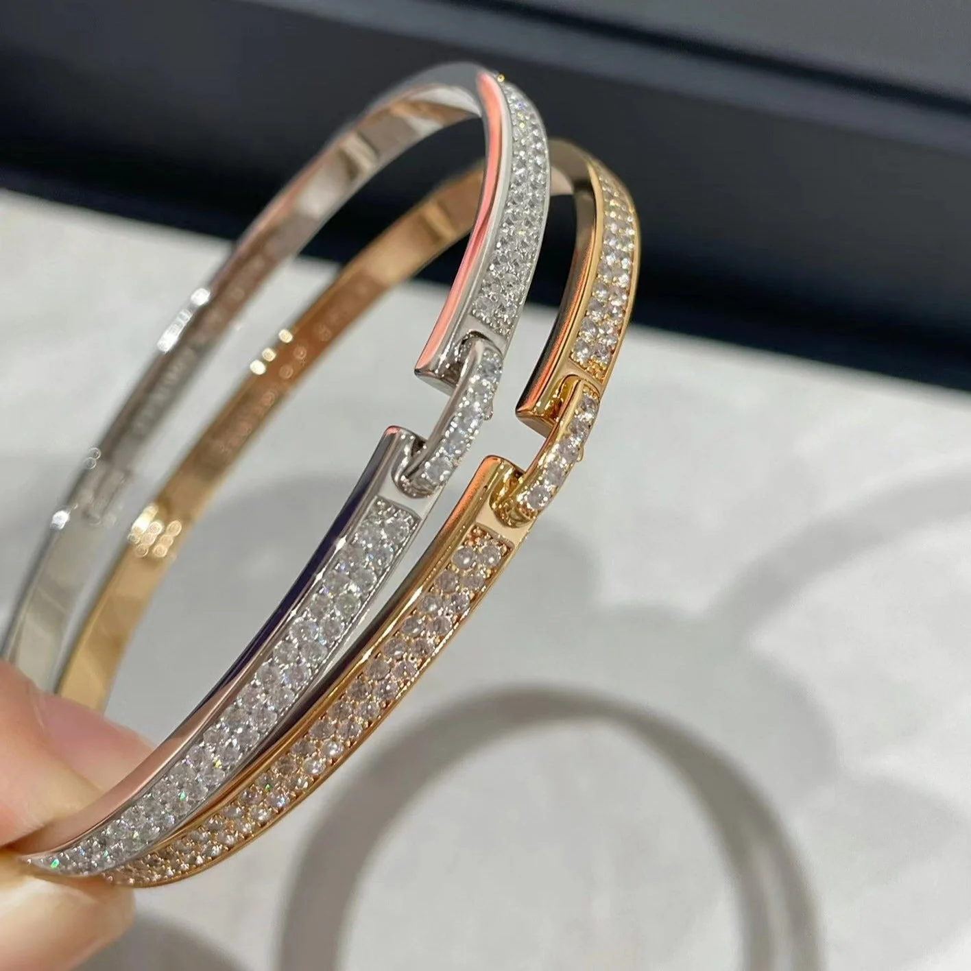 [Chaumet]LIENS VIDENCE DIAMOND PAVED BRACELET