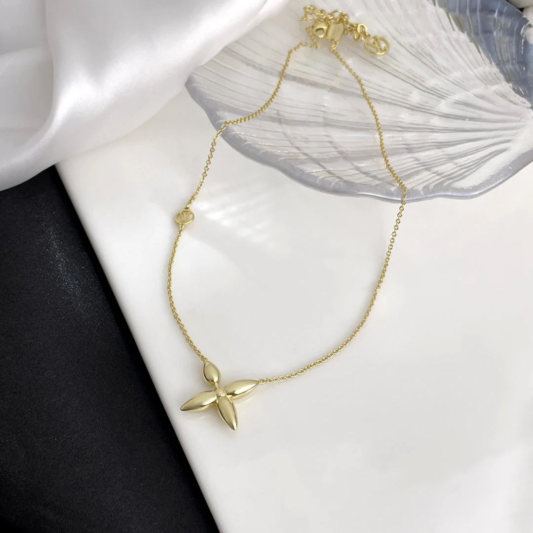 [Louis vuitton]LOUISETTE GOLD NECKLACE