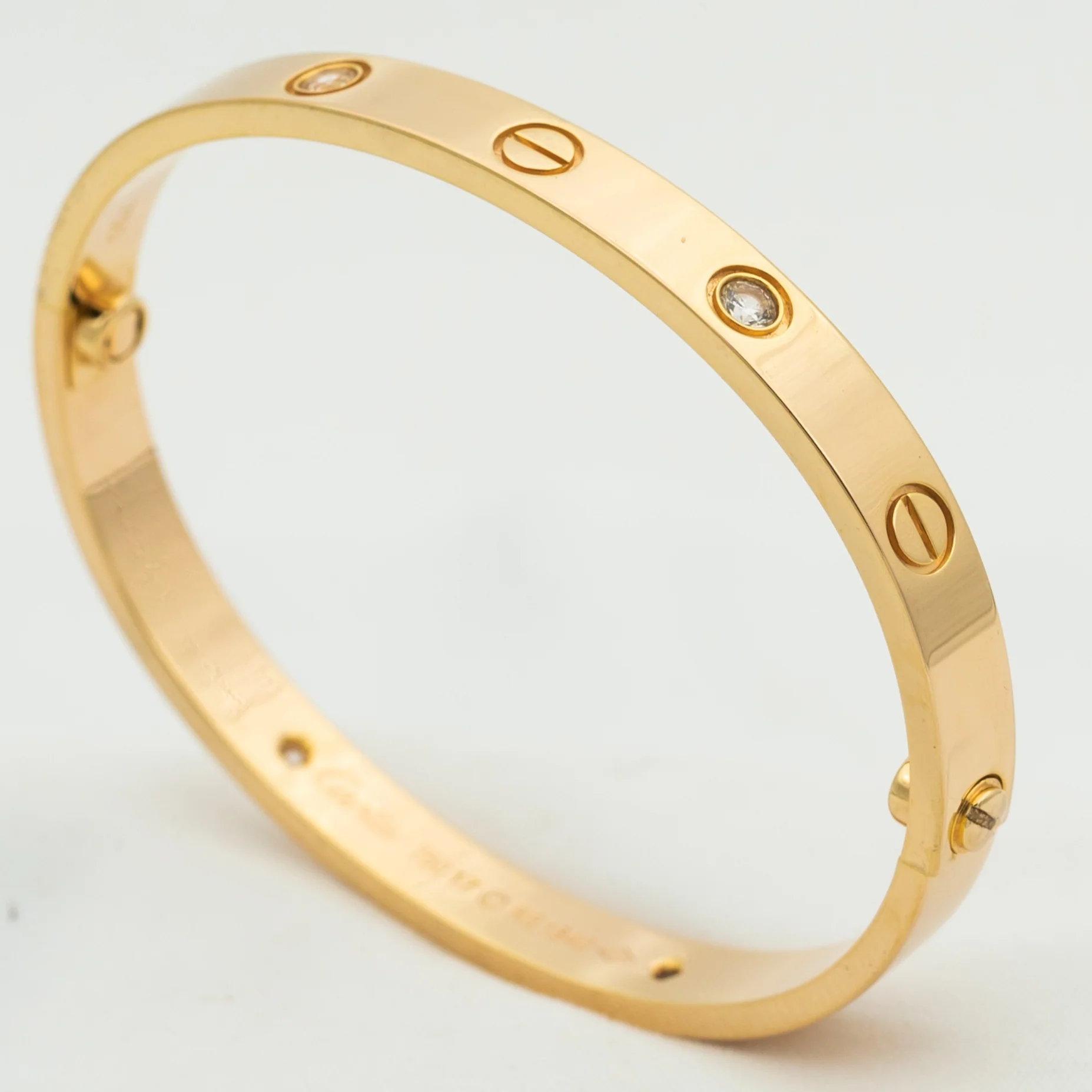 [Cartier]LOVE BRACELET 6.1MM 4 DIAMONDS