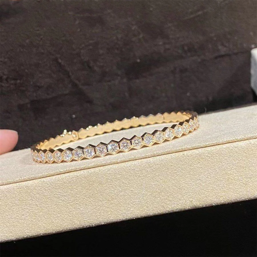 [Chaumet]BEE LOVE GOLD BRACELET FULL DIAMOND