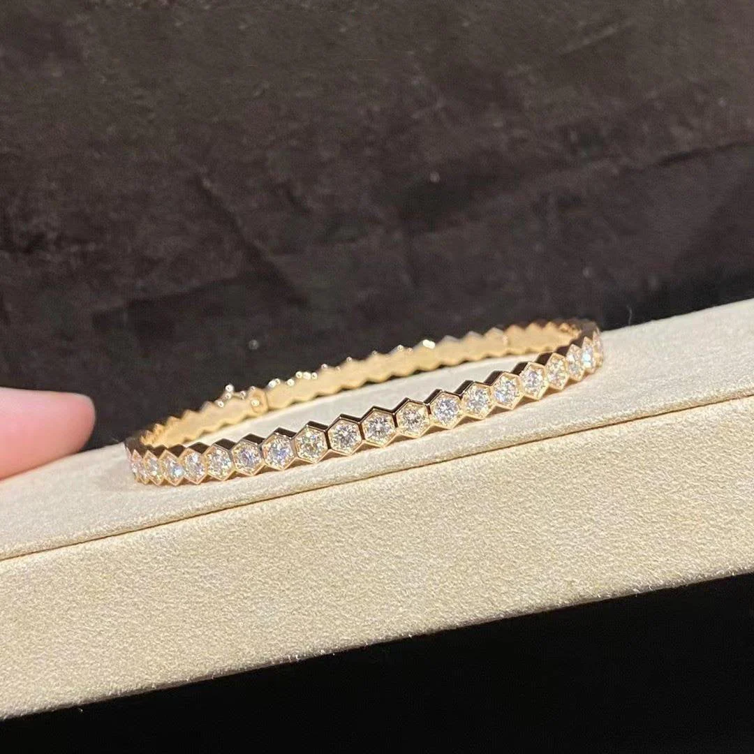 [Chaumet]BEE LOVE GOLD BRACELET FULL DIAMOND