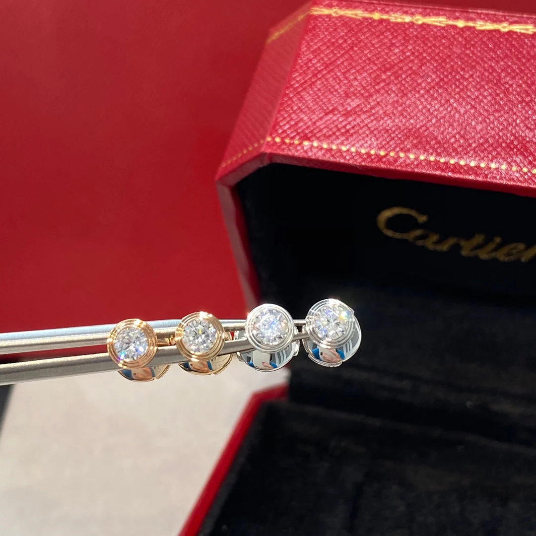 [Cartier]DAMOUR DIAMOND EARRINGS