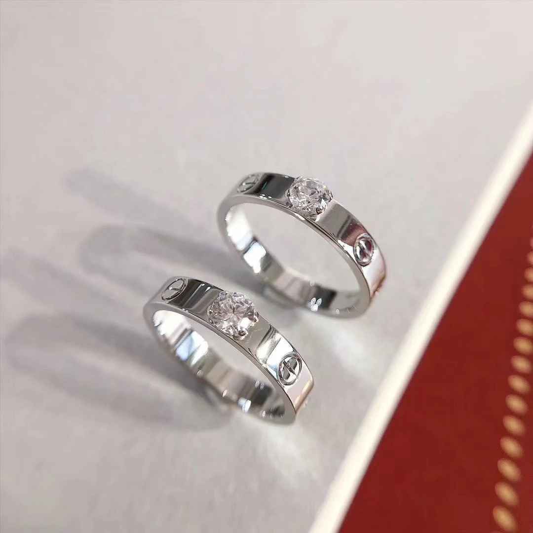 [Cartier]LOVE RING 3.6MM 1 BIG DIAMOND