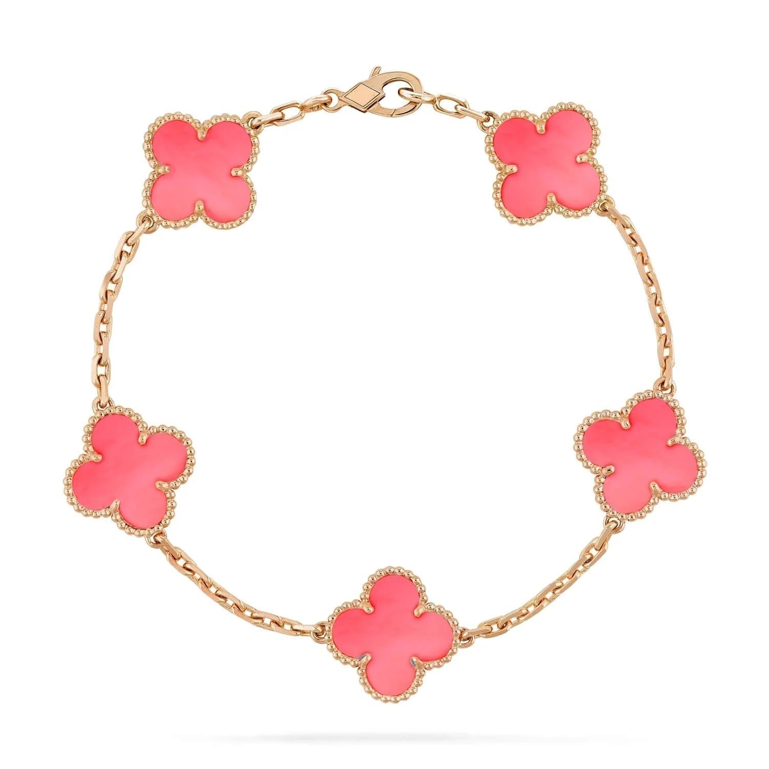 [Van Cleef & Arpels] 5 PINK MOP BRACELET