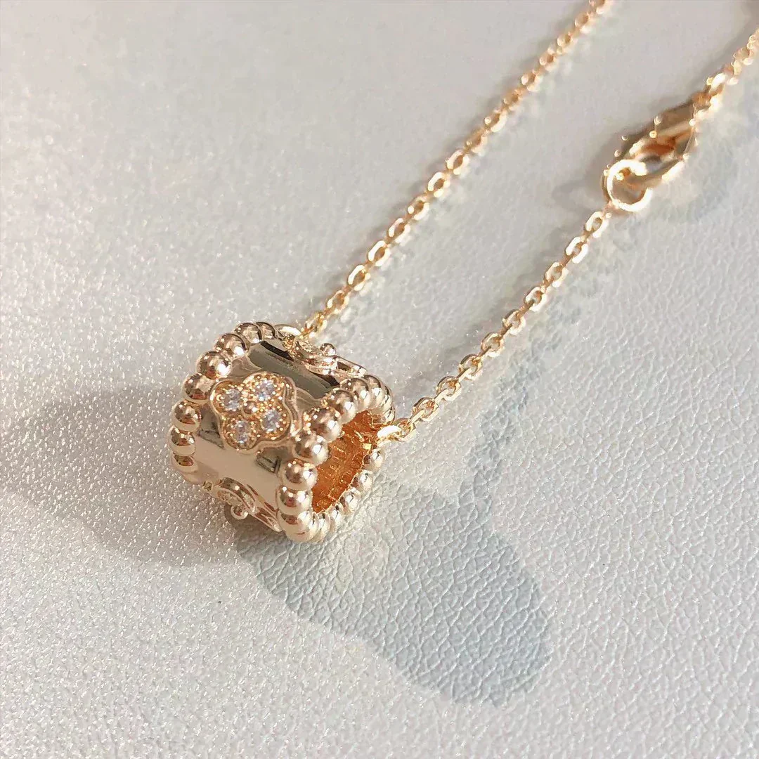 [Van Cleef & Arpels]PERLEE PEDANT NECKLACE GOLD / ROSE GOLD