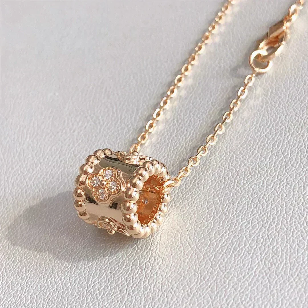 [Van Cleef & Arpels]PERLEE PEDANT NECKLACE GOLD / ROSE GOLD