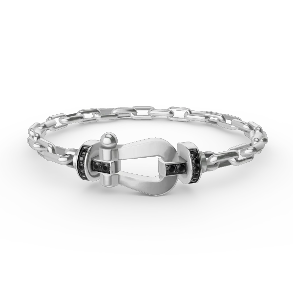 [Fred]FORCE LARGE HORSESHOE CLASP  METAL BRACELET