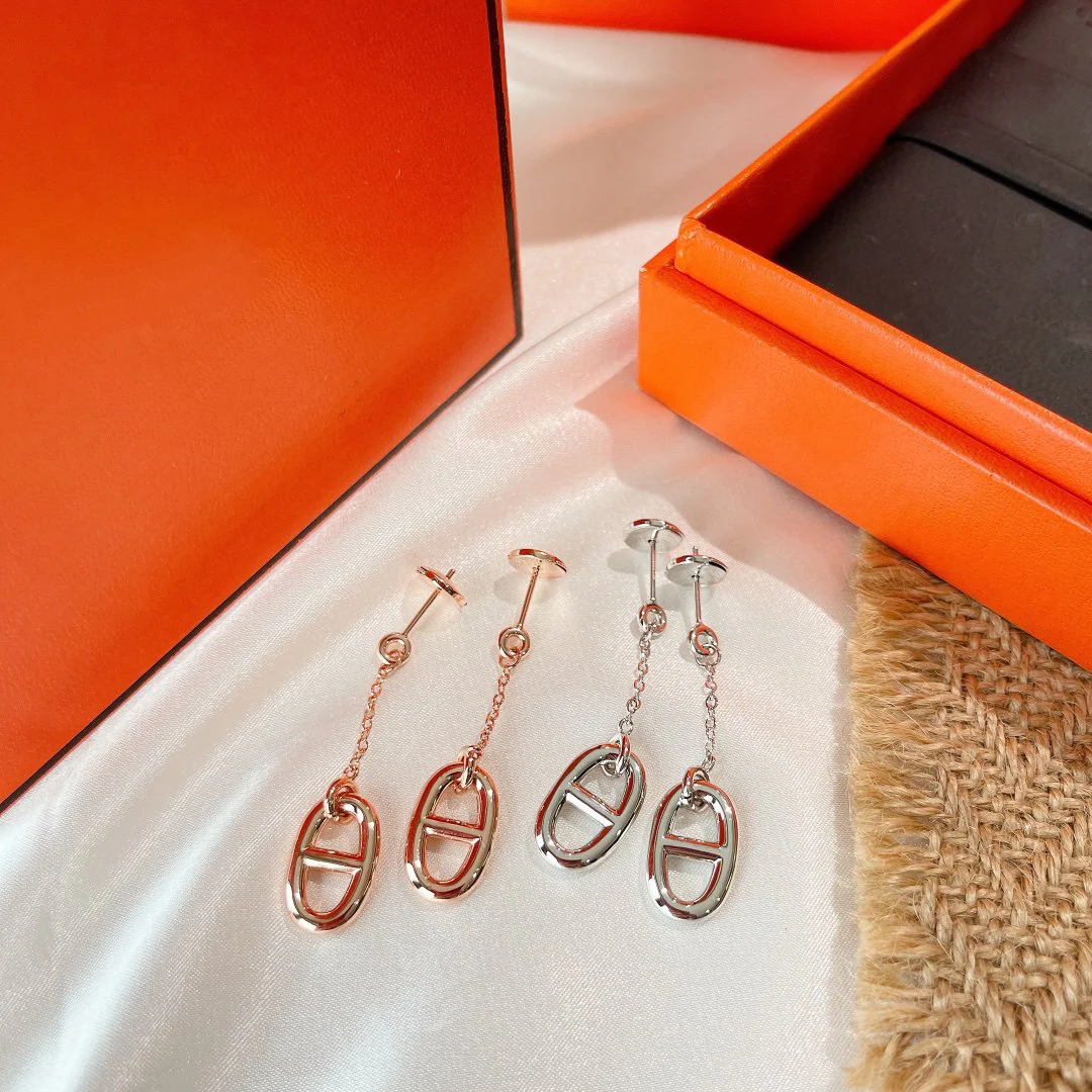 [Hermes]CHAINE TASSEL EARRINGS