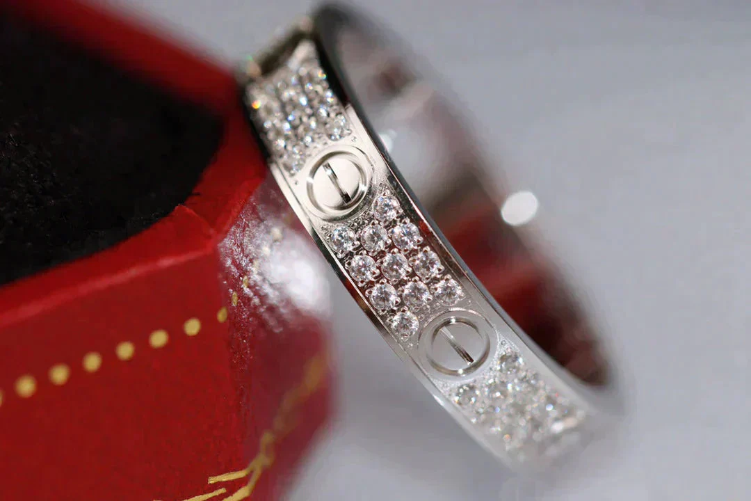 [Cartier]LOVE RING 3.6MM DIAMOND PAVED