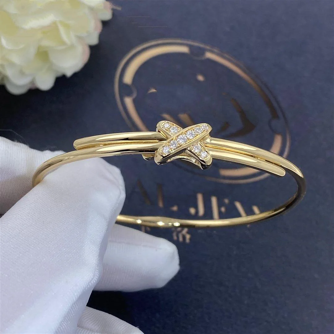 [Chaumet]JEUX DE BRACELET GOLD DIAMONDS