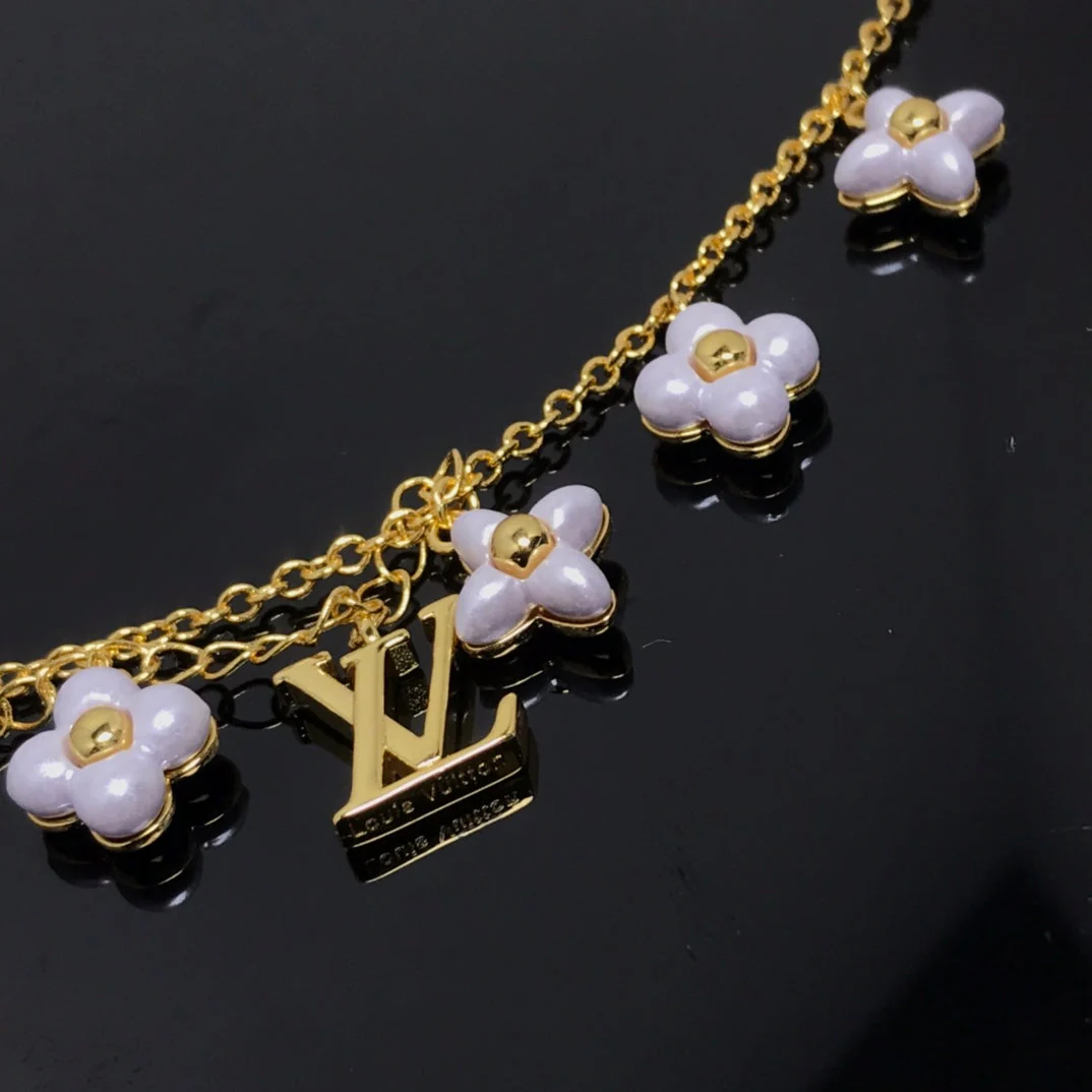 [Louis vuitton]LOGO 6 MOTIF STAR AND SUN GOLD BRACELET