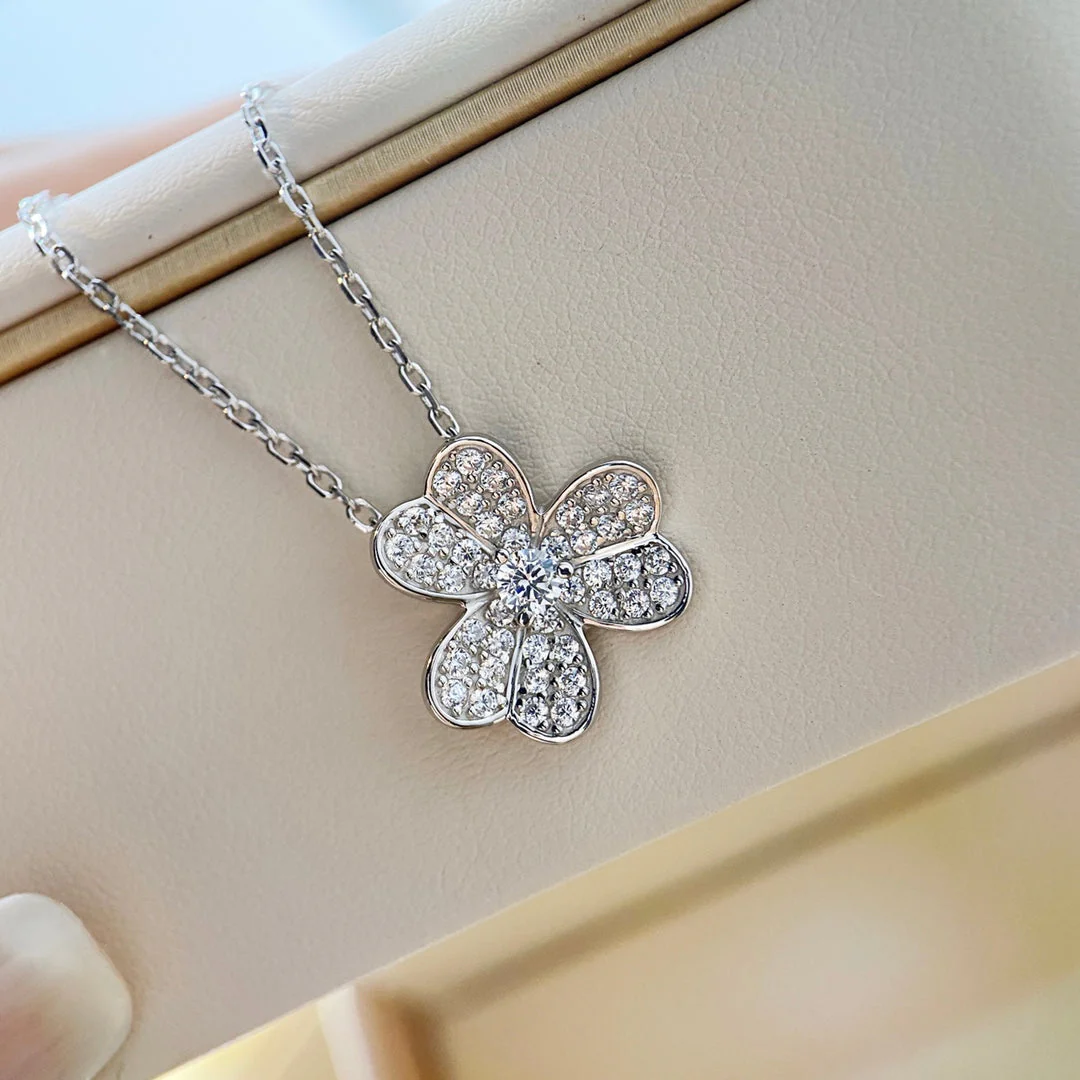 [Van Cleef & Arpels] DIAMOND NECKLACE SILVER