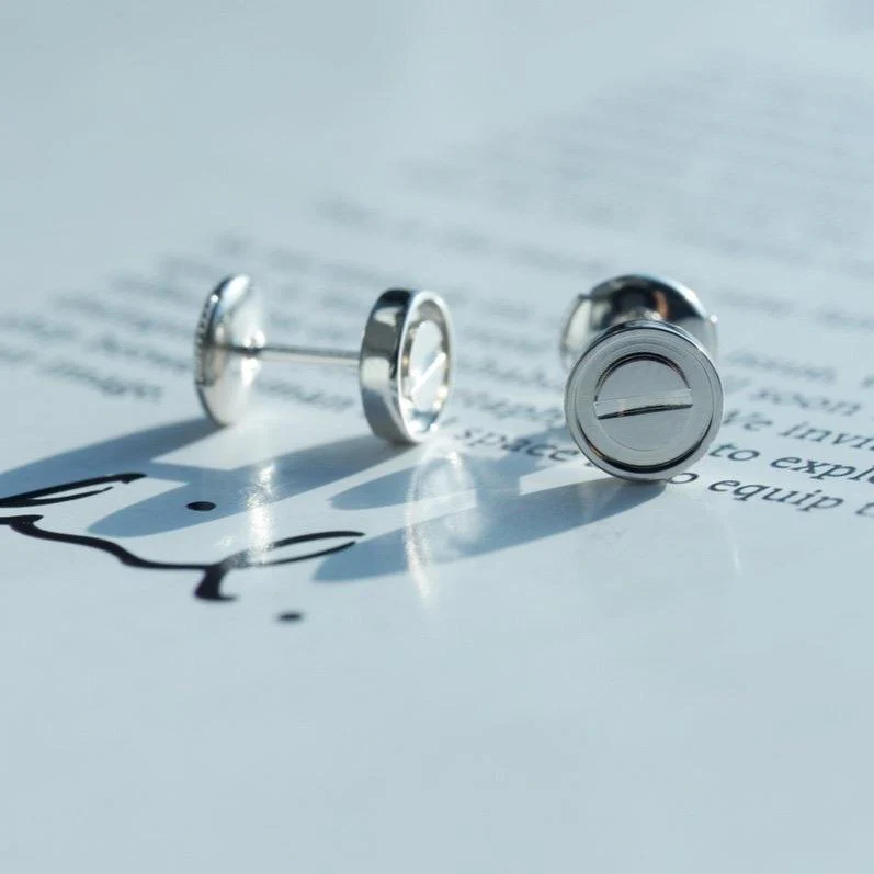 [Cartier]LOVE EARRINGS SILVER 10MM