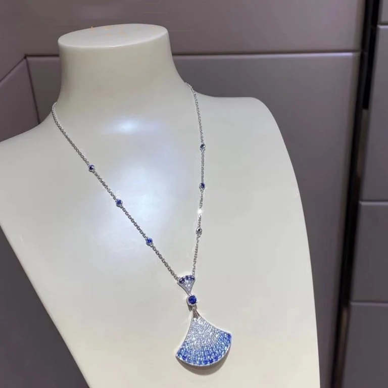 [Bulgari]DREAM NECKLACE AGATE SILVER DIAMOND