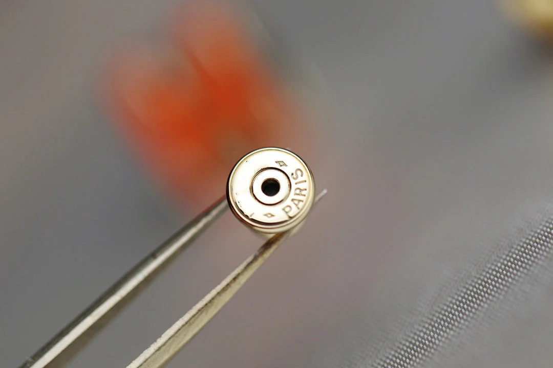 [Hermes]MINI POP H EARRINGS ORANGE