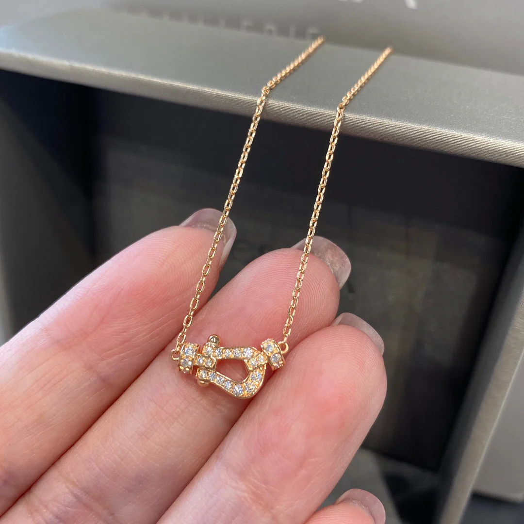 [Fred]FORCE 10 DIAMOND PINK GOLD NECKLACE MINI MODEL
