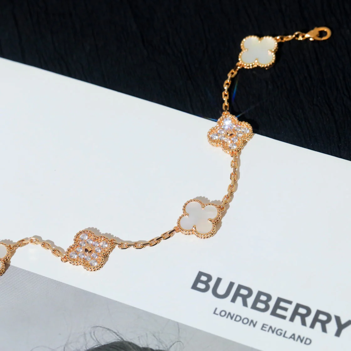 [Van Cleef & Arpels] BRACELET 5 MOTIF WHITE MOP DIAMOND