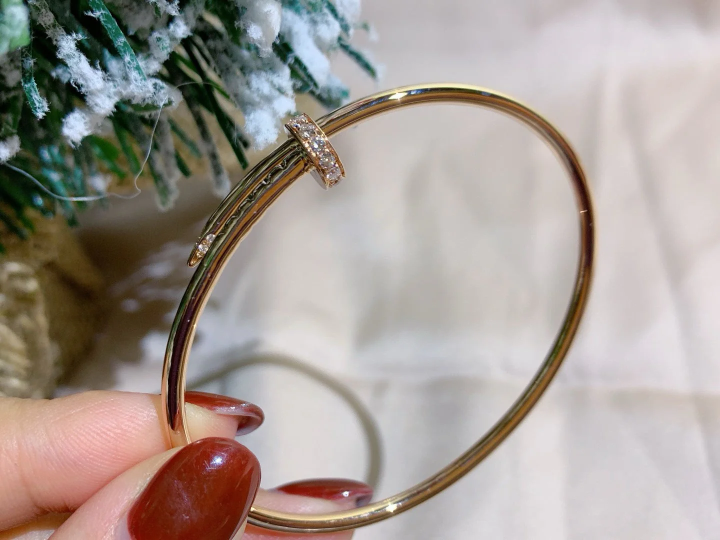 [Cartier]JUSTE BRACELET 2.5MM DIAMONDS