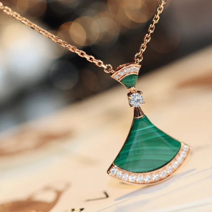 [Bulgari]DREAM NECKLACE MALACHITE DIAMOND