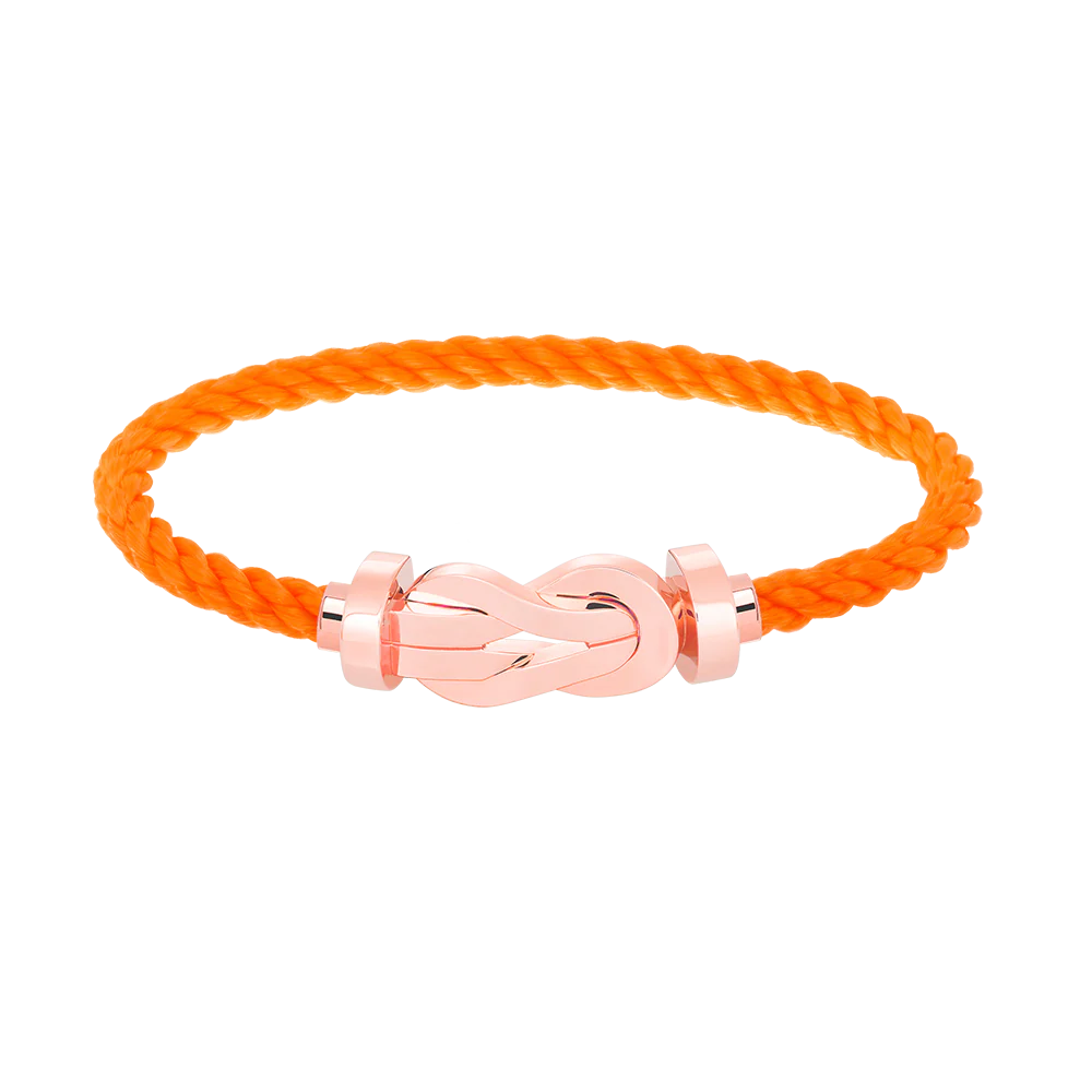 [Fred]CHANCE LARGE 8 FIGURE BUCKLE NO DIAMOND BRACELET ROSE GOLD