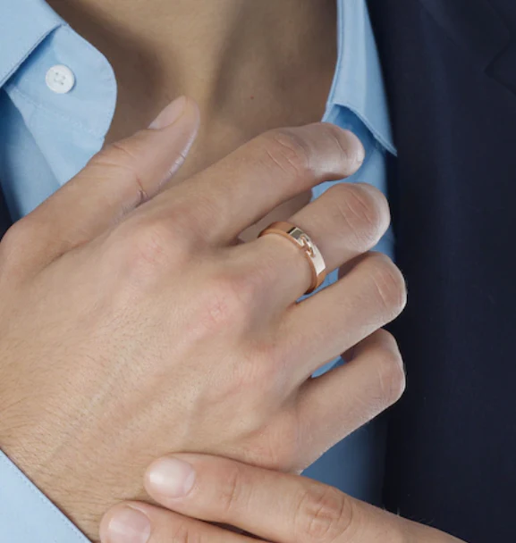 [Chaumet]ALLIANCE LIENS VIDENCE 4MM RING