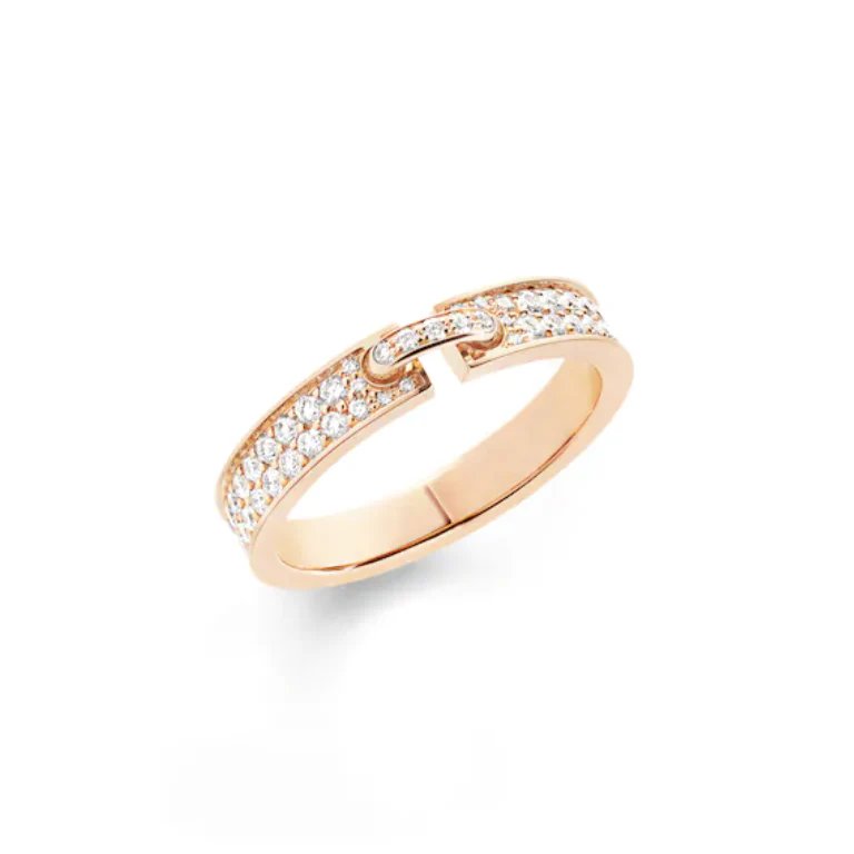 [Chaumet]ALLIANCE LIENS VIDENCE PAVED DIAMOND 4MM RING