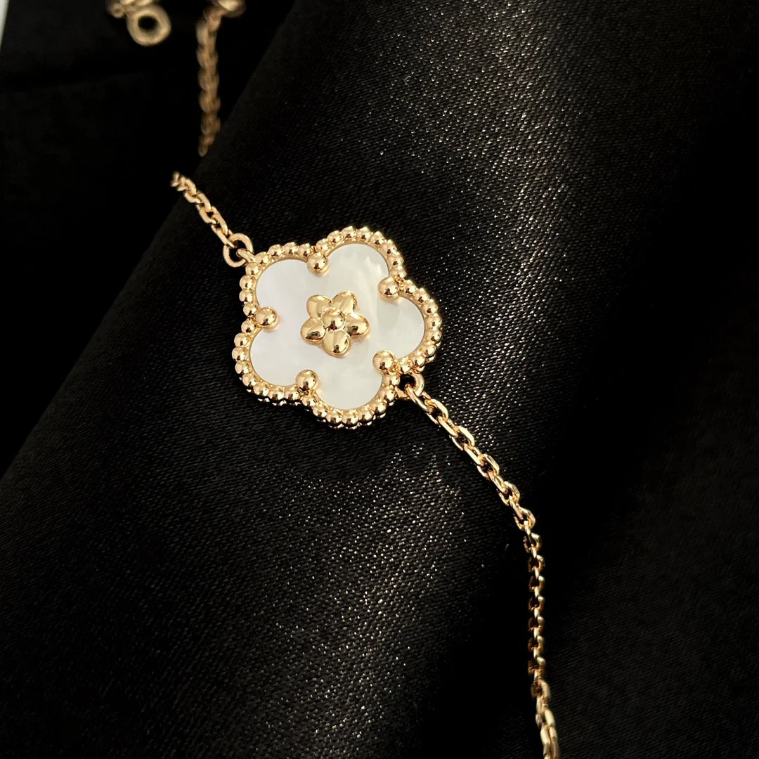 [Van Cleef & Arpels]LUCKY SPRING ROSE GOLD MOP BRACELET