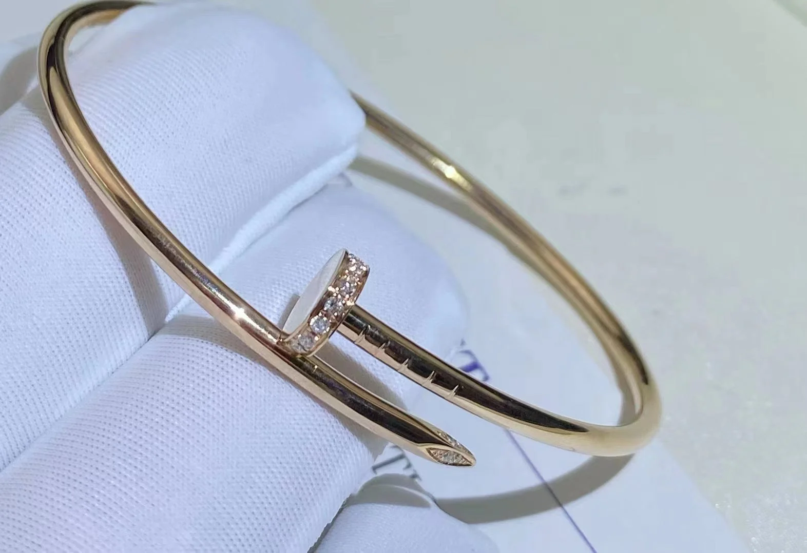 [Cartier]JUSTE BRACELET 2.5MM DIAMONDS